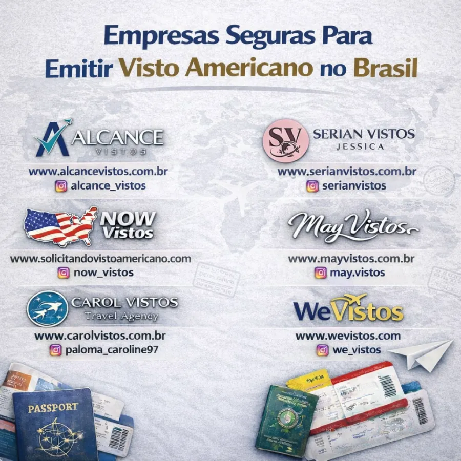 Imagem Empresas Seguras Para Emitir Visto Americano no Brasil